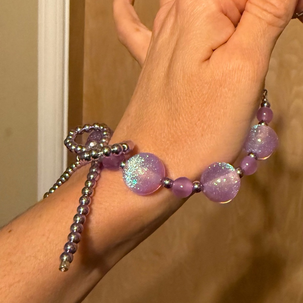 Keychain with bow - Picture 3 of 6